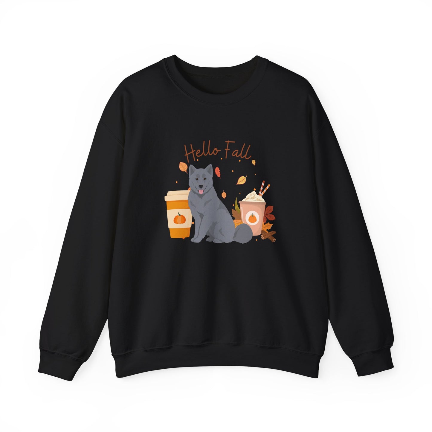 Canadian Inuit Dog Fall Halloween Unisex Heavy Blend Crewneck Sweatshirt