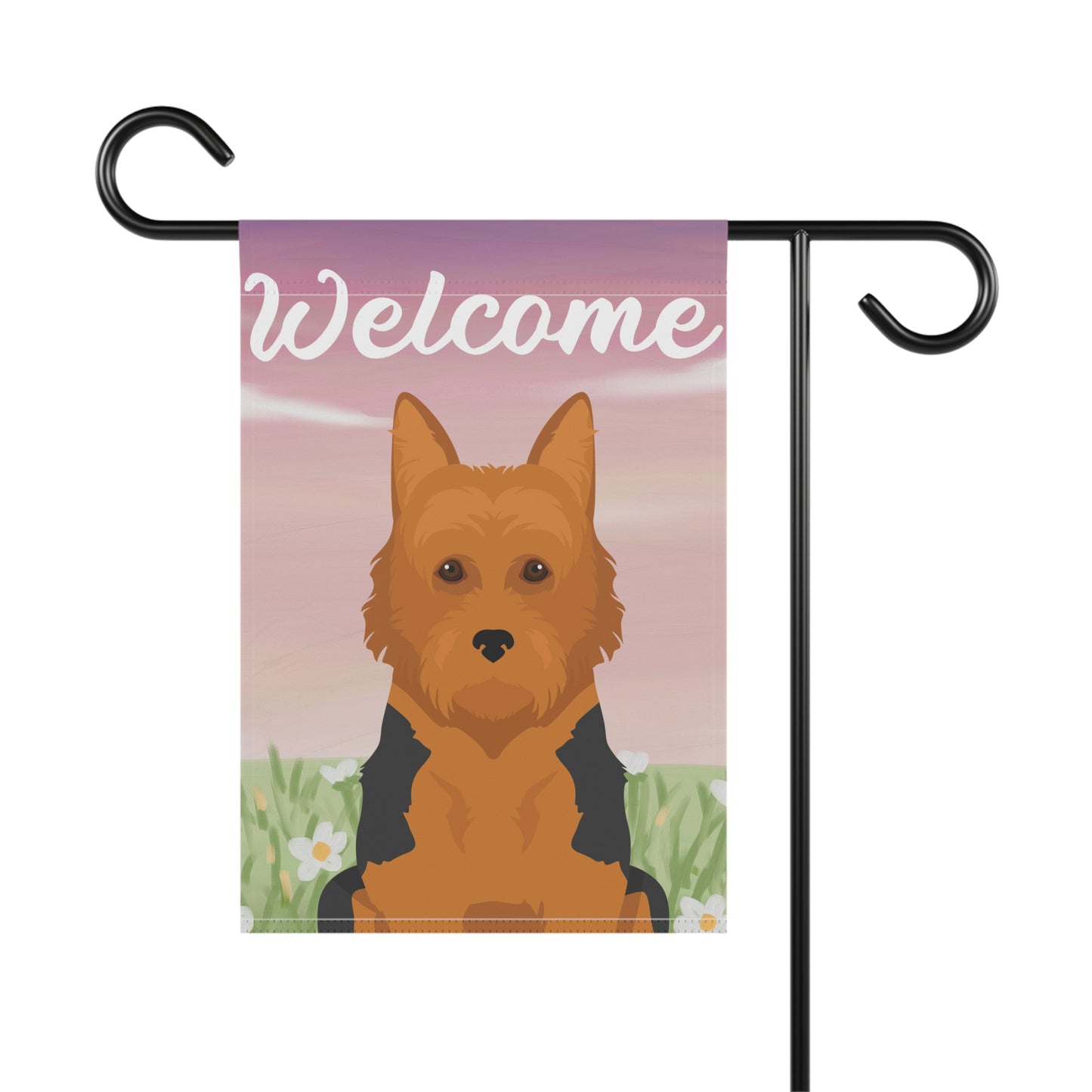 Australian Terrier Dog Welcome Garden Flag