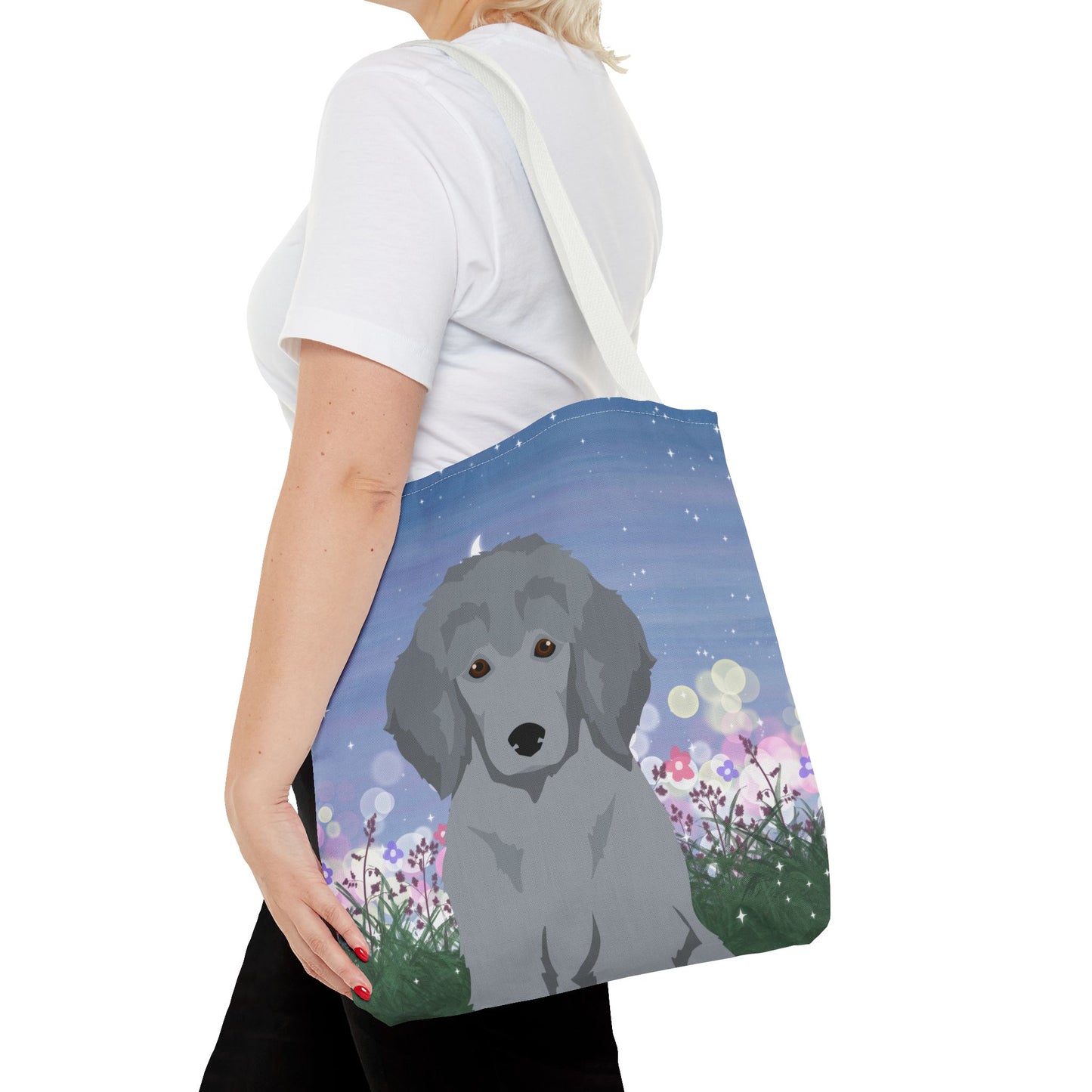 Poodle Dog Tote Bag 16x16