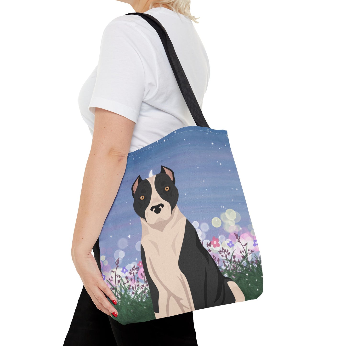 American Staffordshire Terrier Dog Tote Bag 16x16