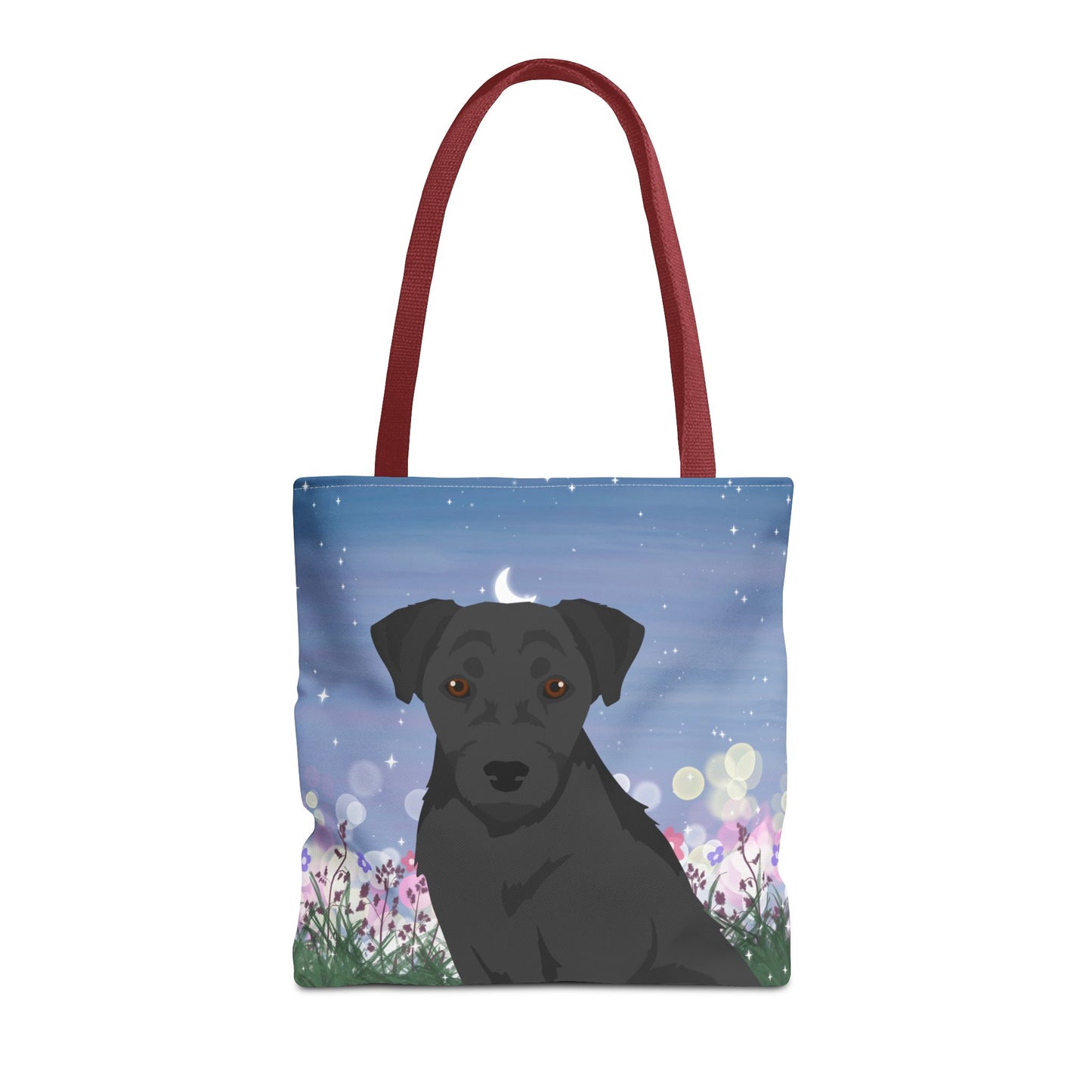 Patterdale Terrier Dog Tote Bag 16x16