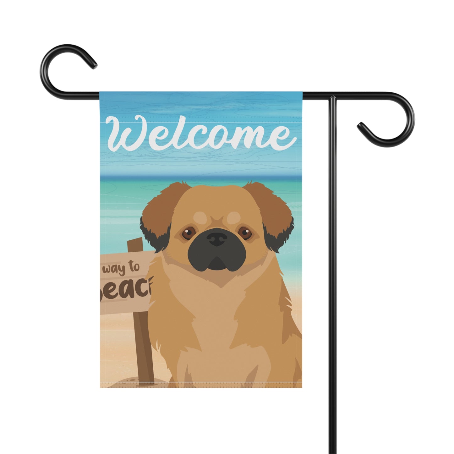 Tibetan Spaniel Dog Garden Flag