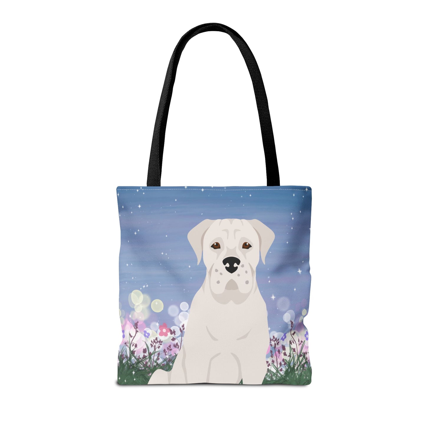Dogo Argentino Dog Tote Bag 16x16