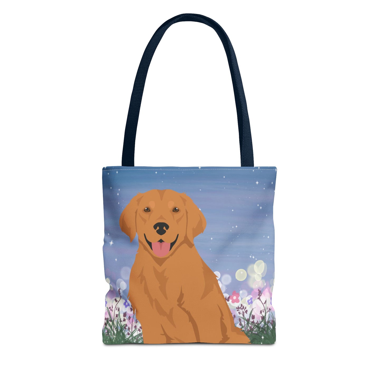 Golden Retriever Dog Tote Bag 13x13