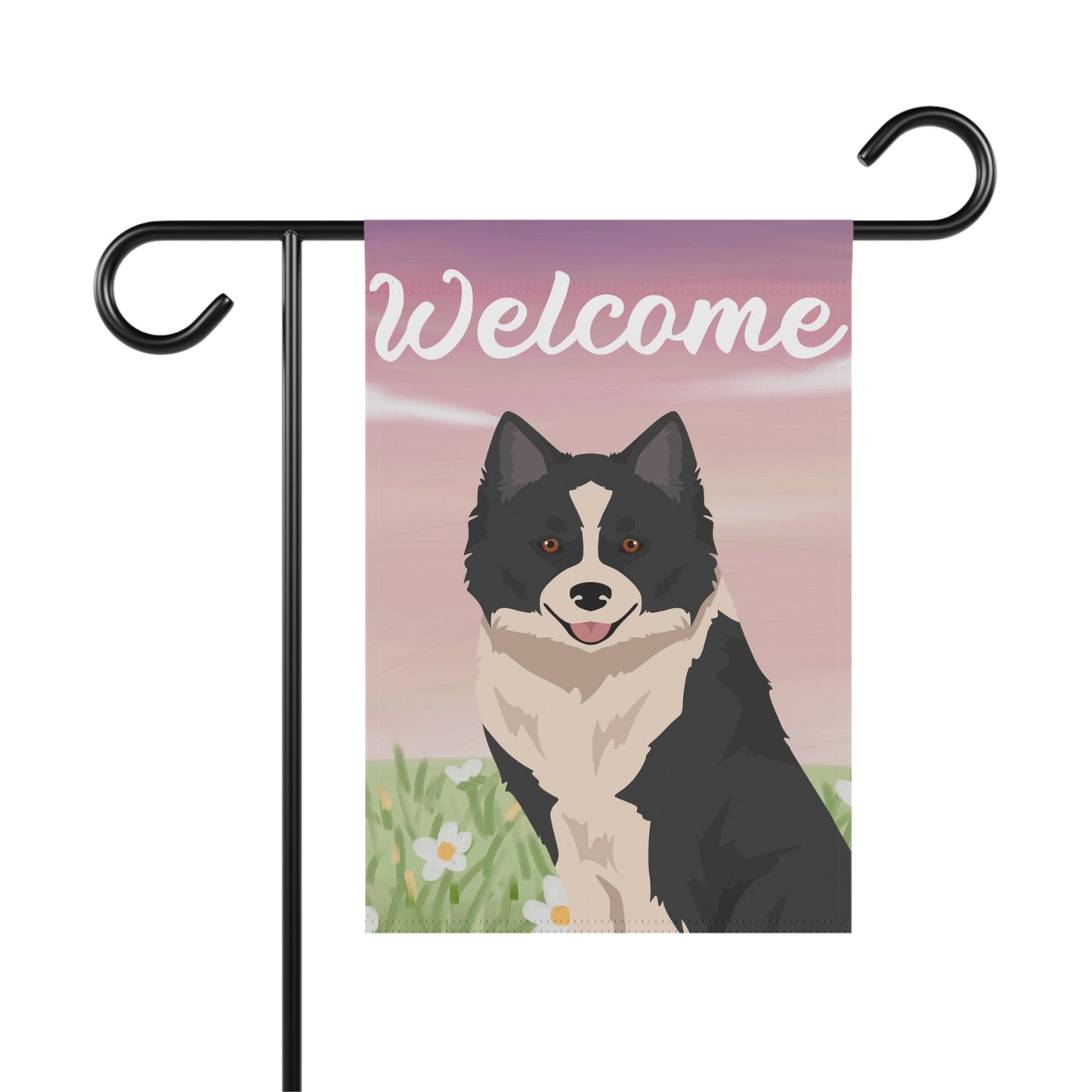 Nenets Herding Laika Dog Welcome Garden Flag