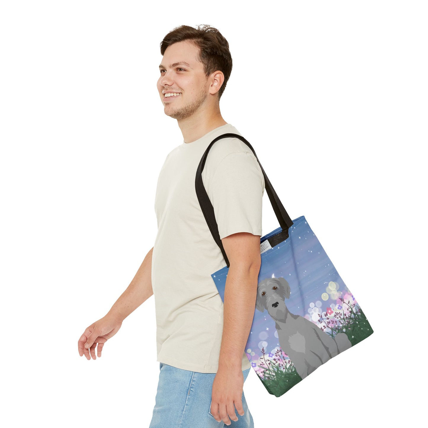 Irish Wolfhound Dog Tote Bag 16x16