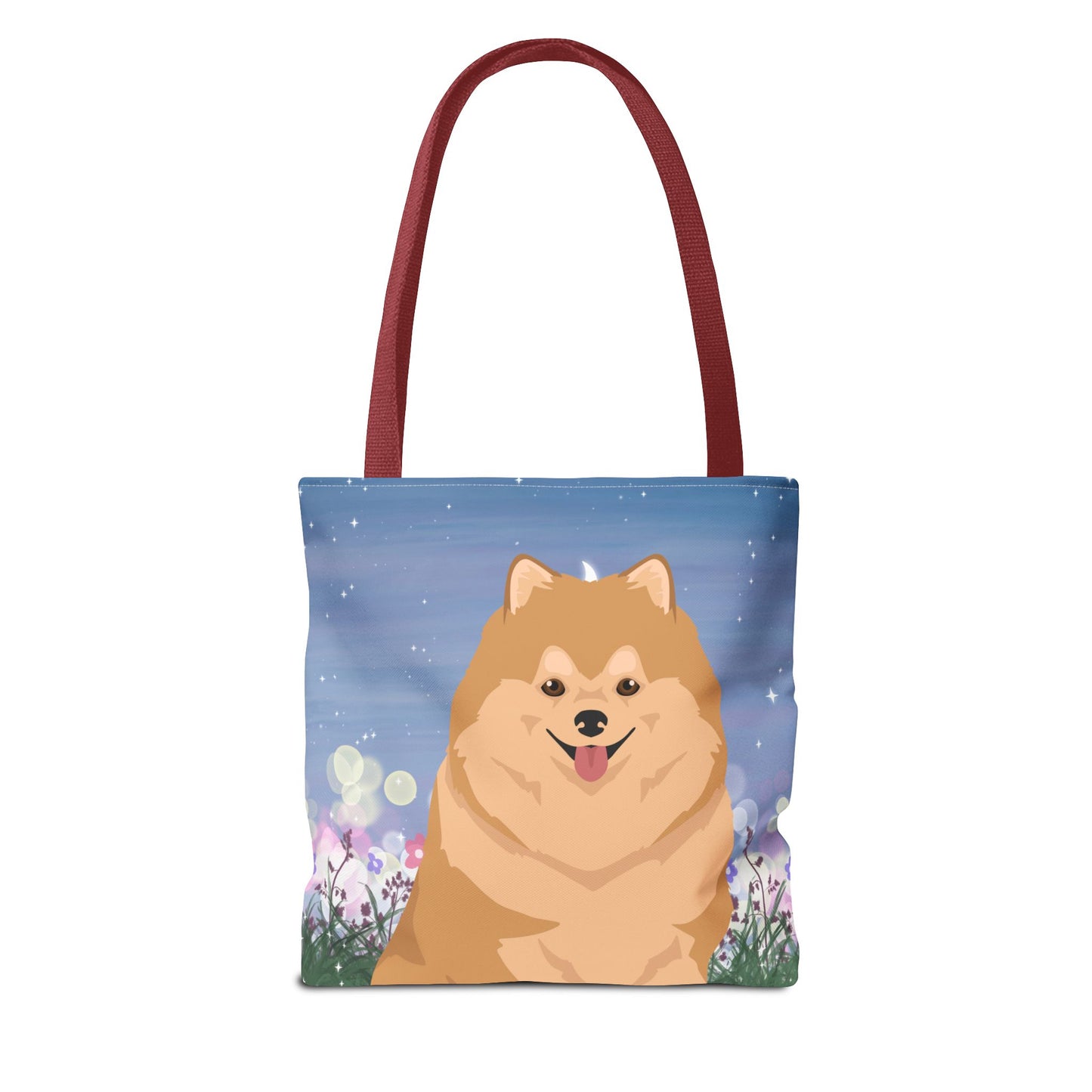 Pomeranian Dog Tote Bag 13x13