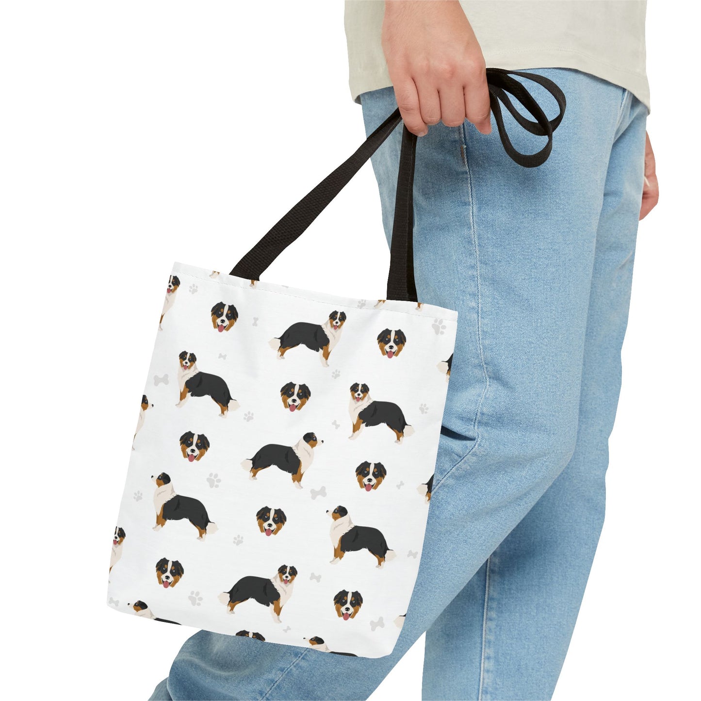 Australian Shepherd Dog Tote Bag, Aussie Dog Mom Gift