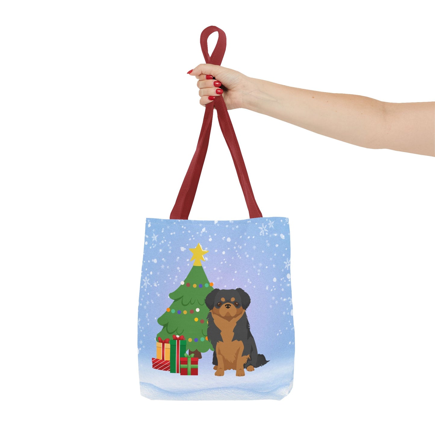 Tibetan Spaniel Dog Tote Bag, Dog Mom Gift