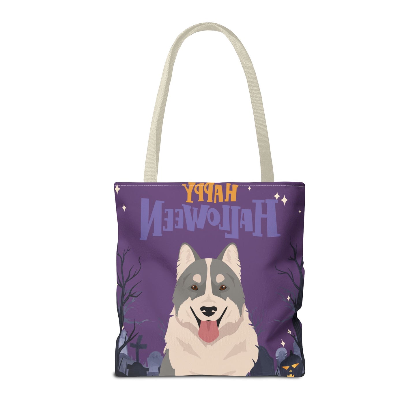 Thai Bangkaew Dog Dog Happy Halloween Tote Bag 16x16