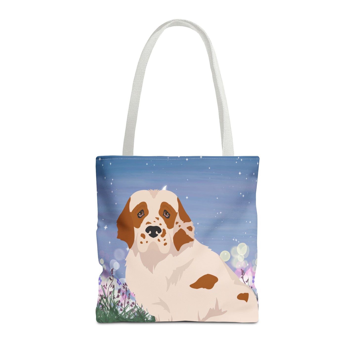 Clumber Spaniel Dog Tote Bag 16x16