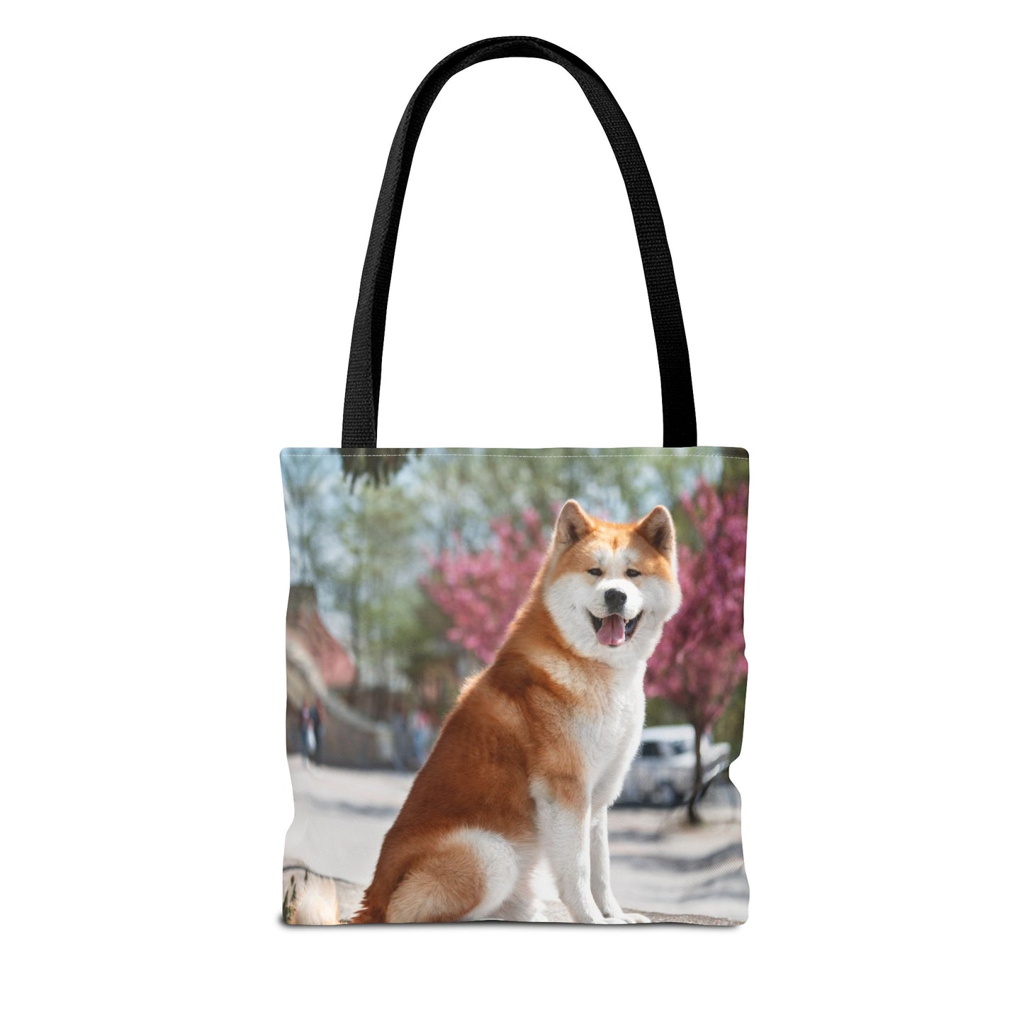 Japanese Akita Dog Tote Bag 13x13
