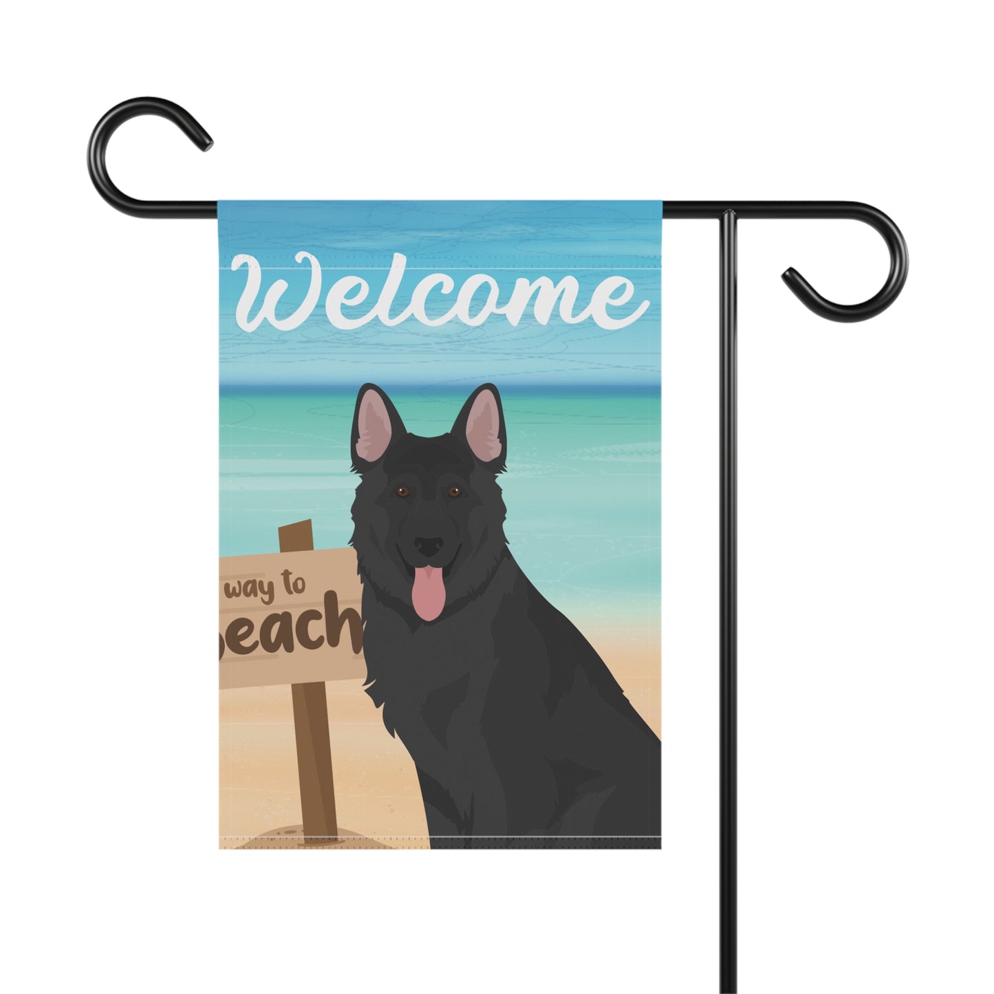 German Shepherd Dog Garden Flag