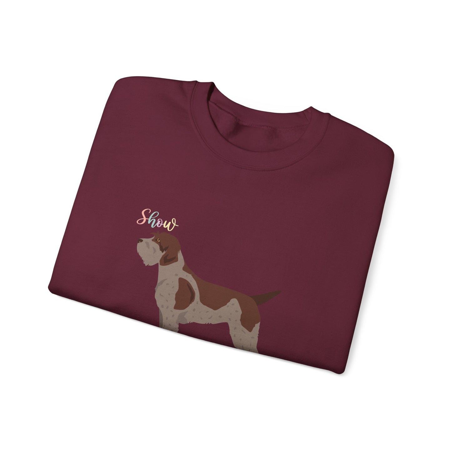 Wirehaired Pointer Griffon Dog Unisex Heavy Blend Crewneck Sweatshirt