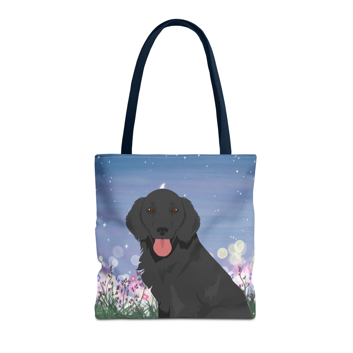 Flat-coated Retriever Dog Tote Bag 16x16