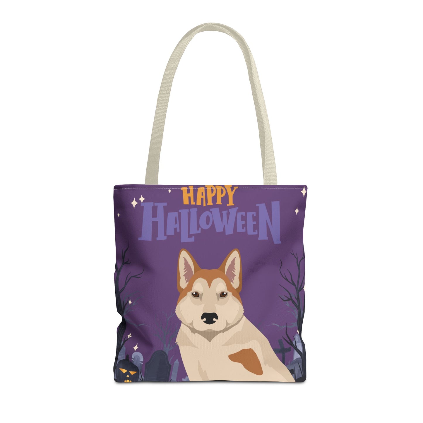 East Siberian Laika Dog Happy Halloween Tote Bag 16x16