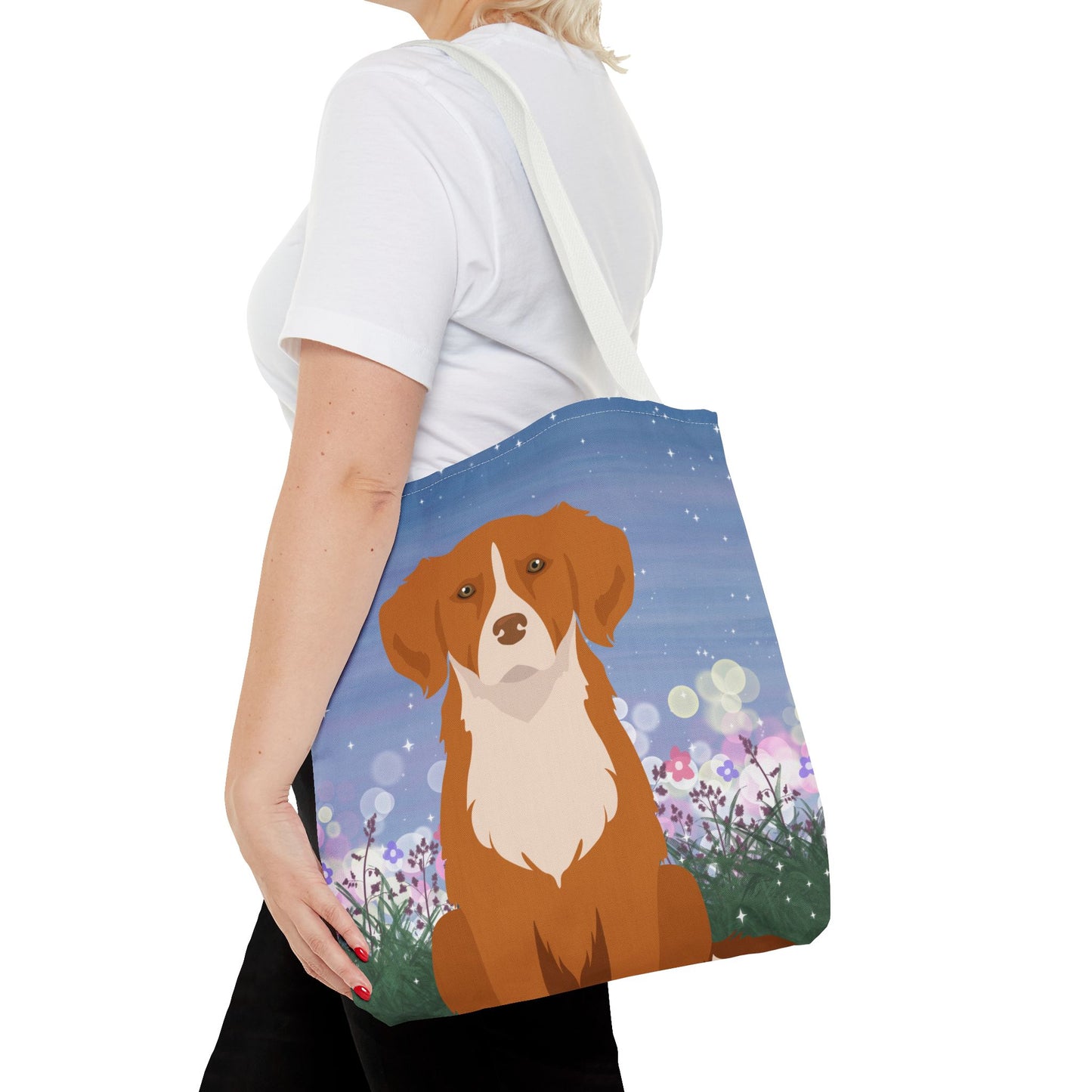 Nova scotia Duck Tolling Retriever Dog Tote Bag 16x16
