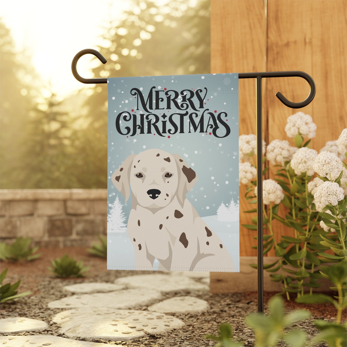 Dalmation Dog Garden Flag