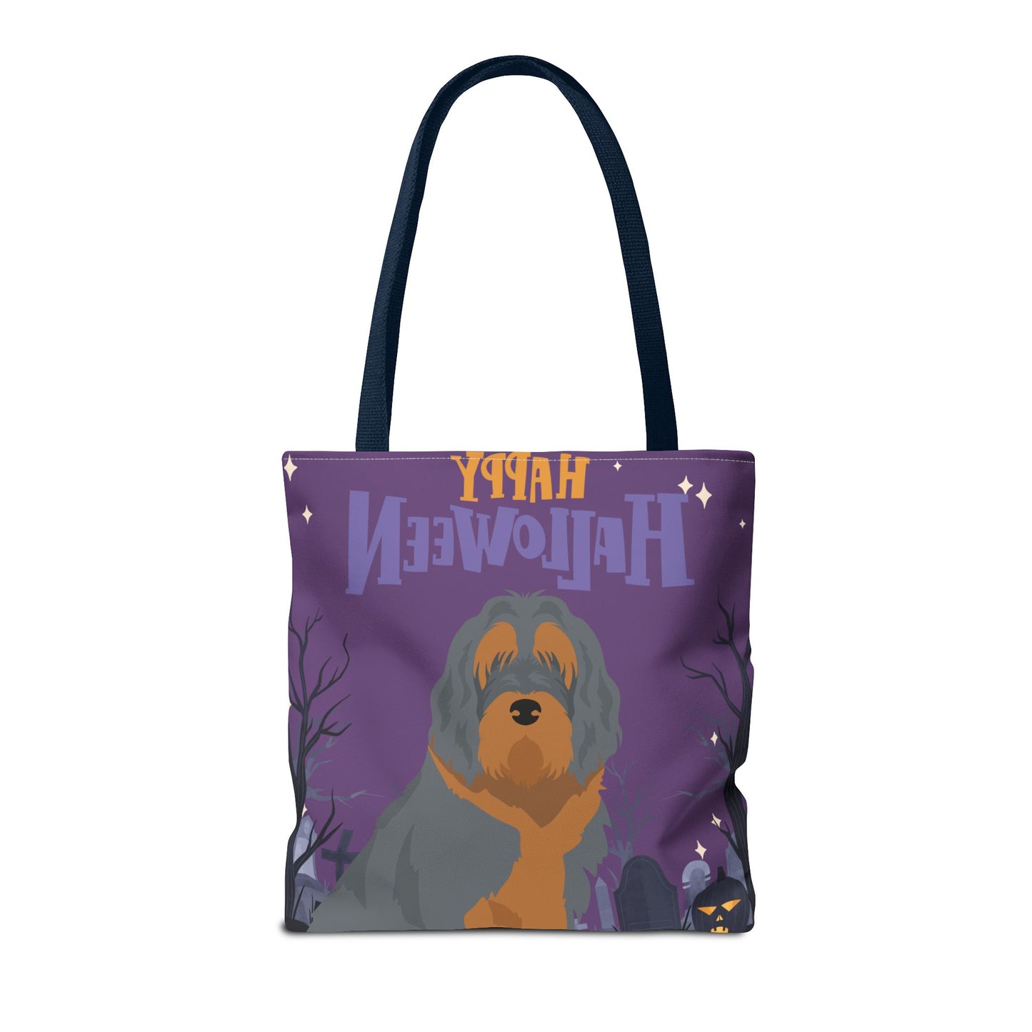 Otterhound Dog Happy Halloween Tote Bag 16x16