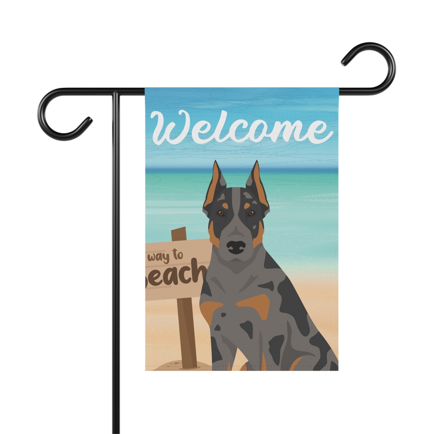 Beauceron Dog Garden Flag
