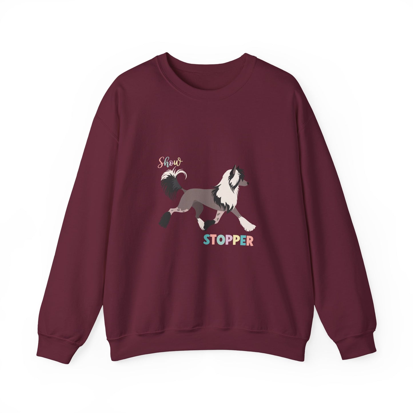 Chinese Crested Dog Dog Unisex Heavy Blend Crewneck Sweatshirt