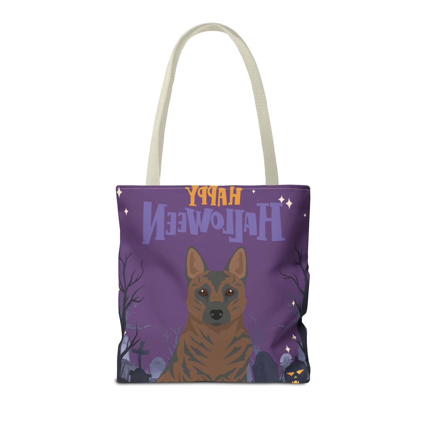 Kai Ken Dog Happy Halloween Tote Bag 16x16