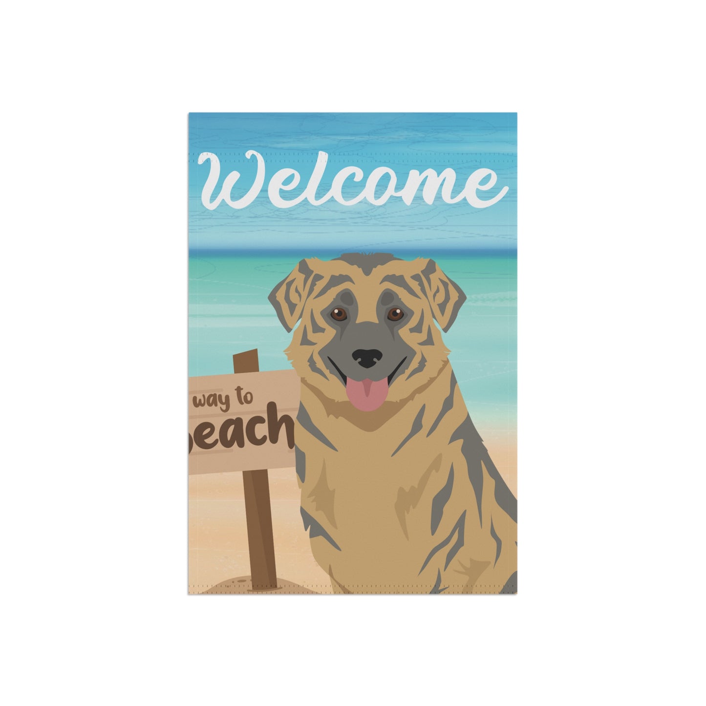 Aidi Dog Garden Flag