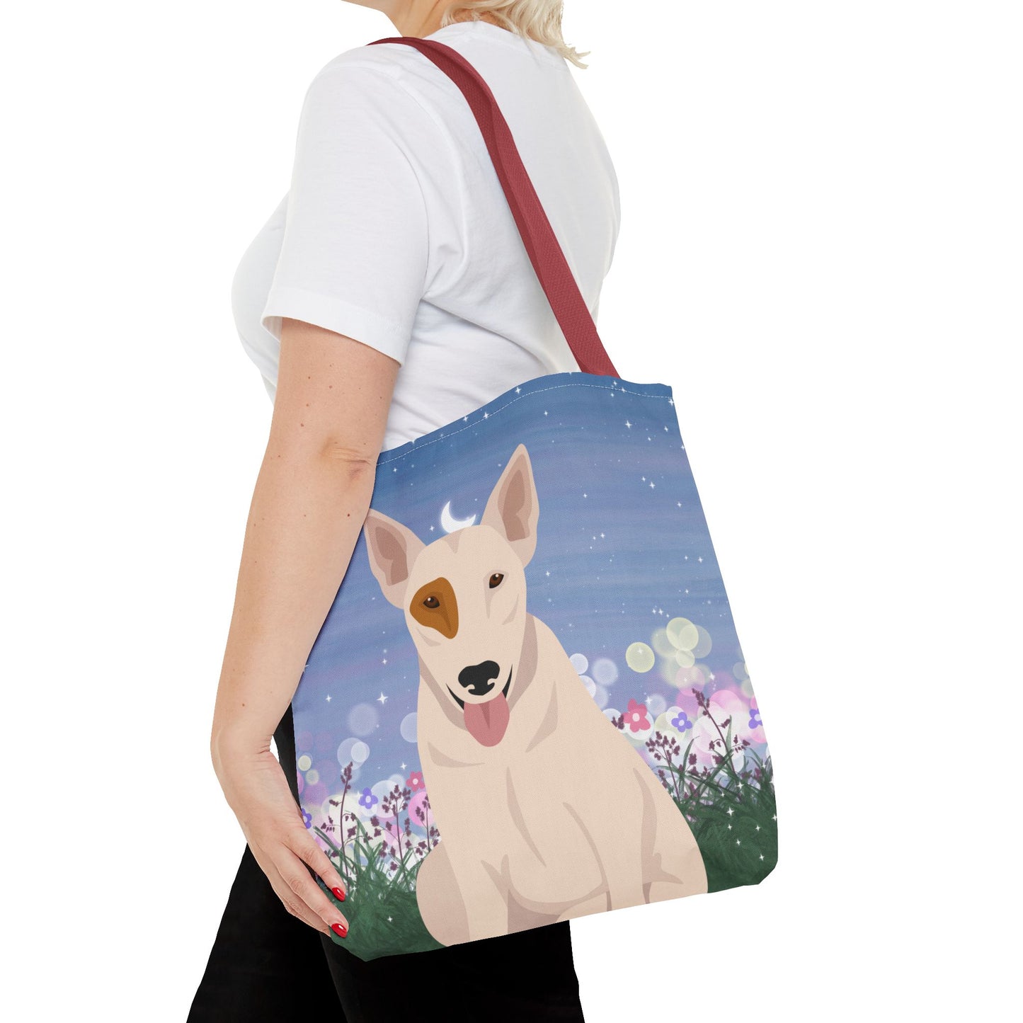 Bull Terrier Dog Tote Bag 16x16