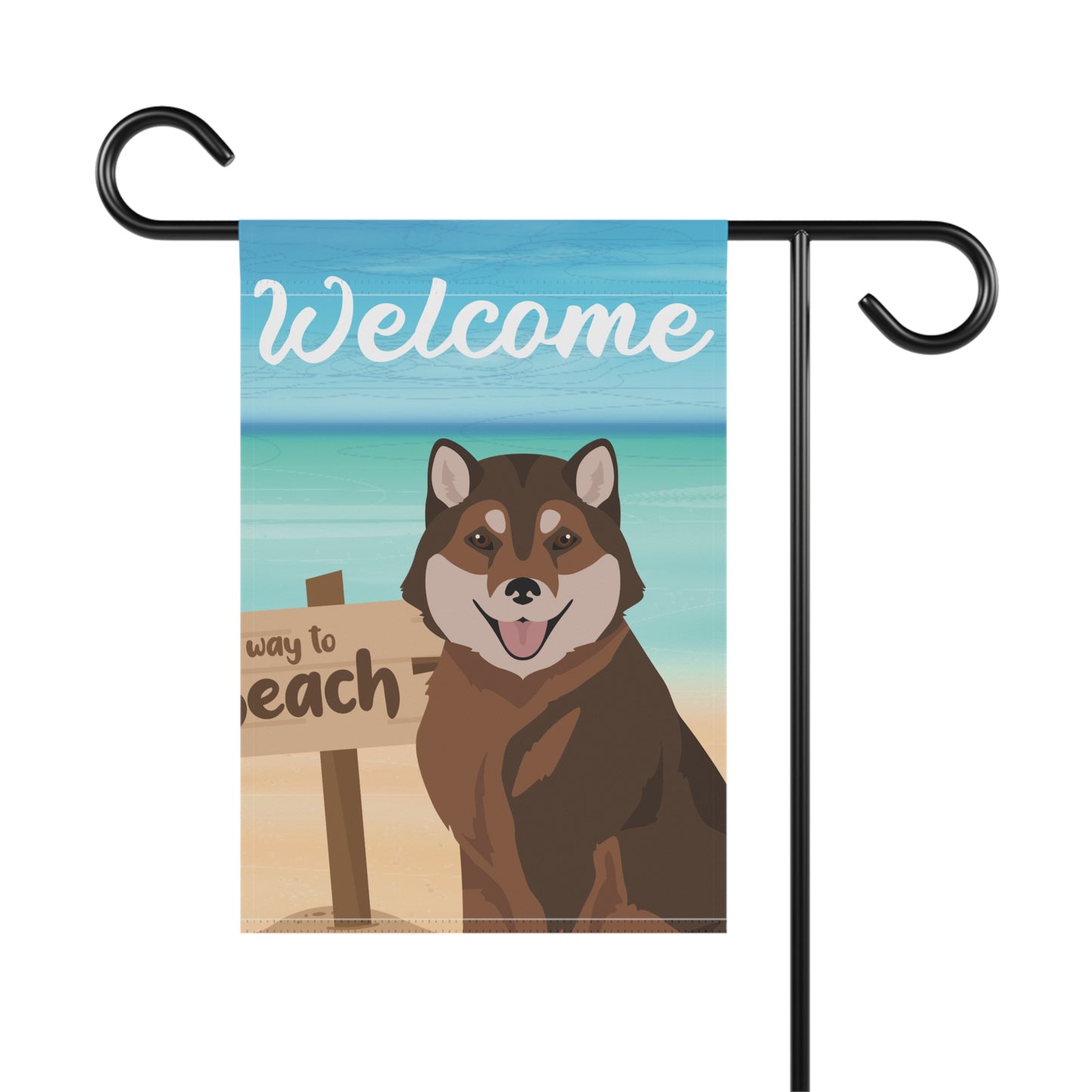 Hokkaido Dog Garden Flag