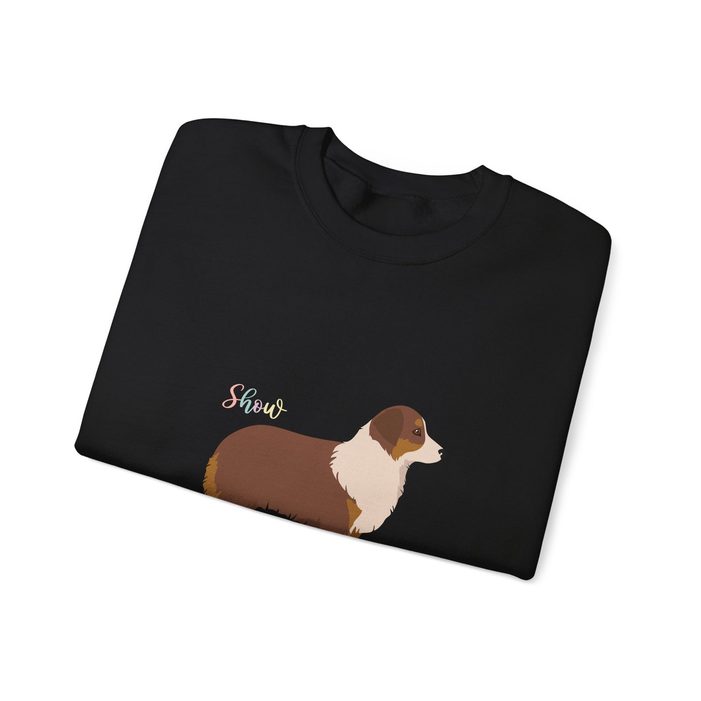 Miniature American Shepherd Dog Unisex Heavy Blend Crewneck Sweatshirt