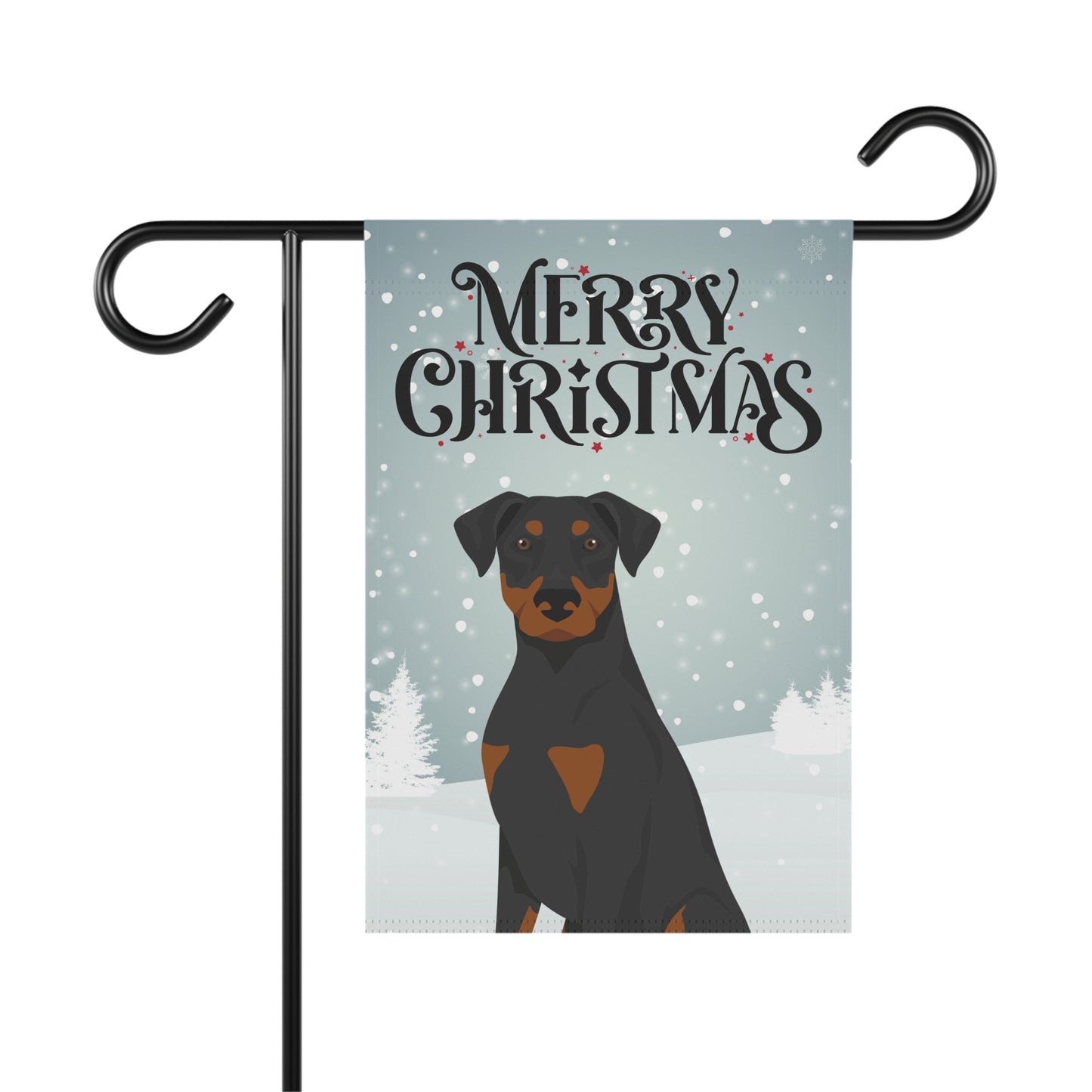 Doberman Pinscher Dog Garden Flag