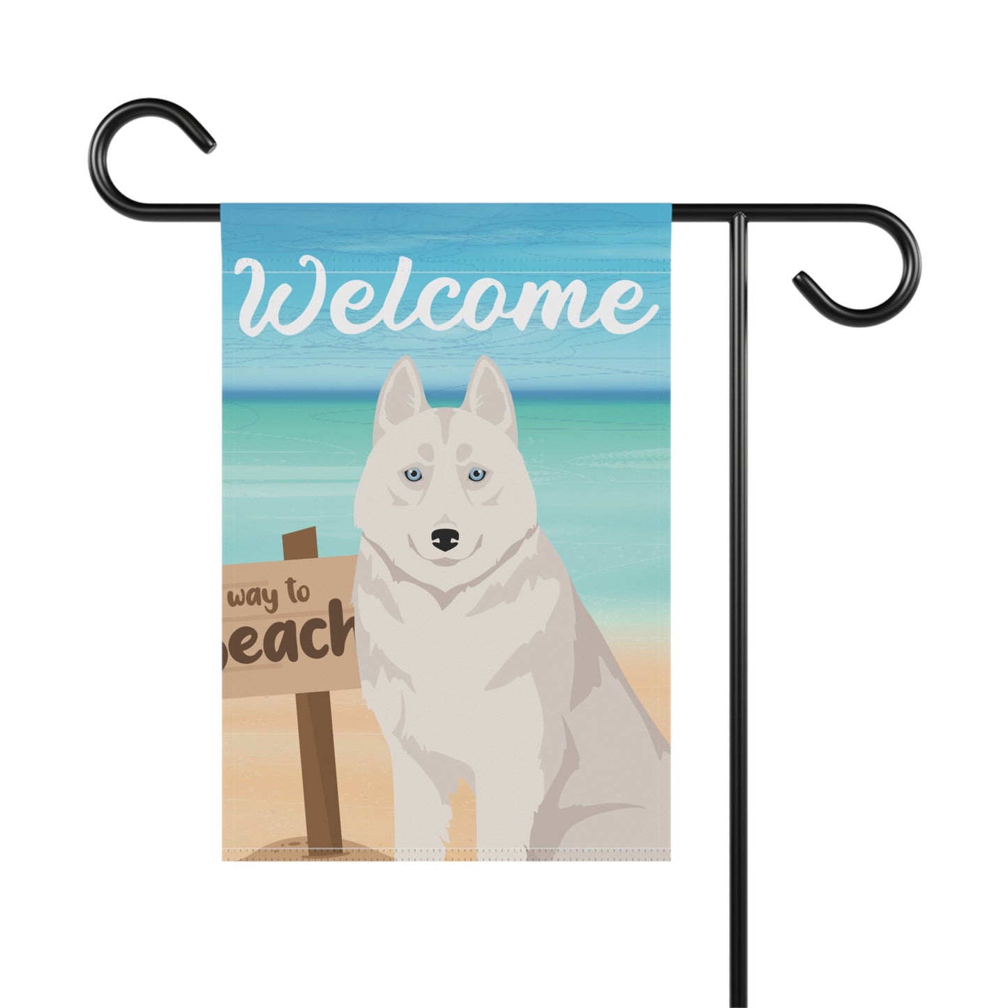 Siberian Husky Dog Garden Flag