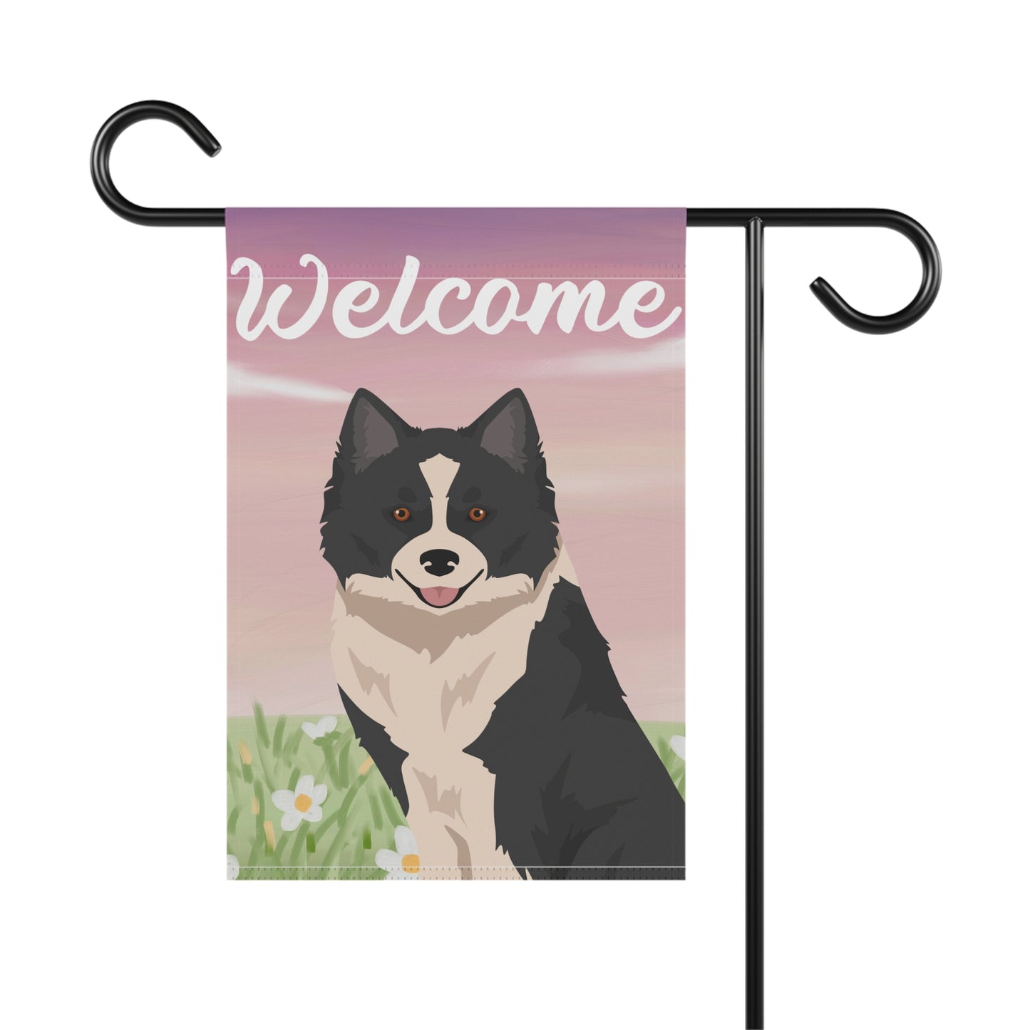 Nenets Herding Laika Dog Welcome Garden Flag