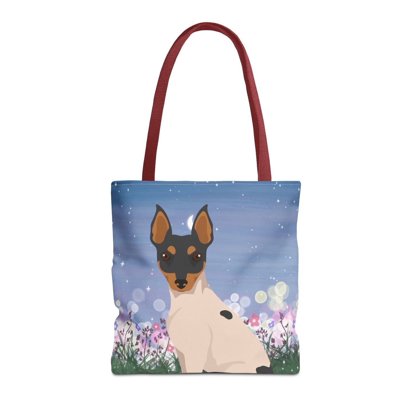 Toy Fox Terrier Dog Tote Bag 16x16