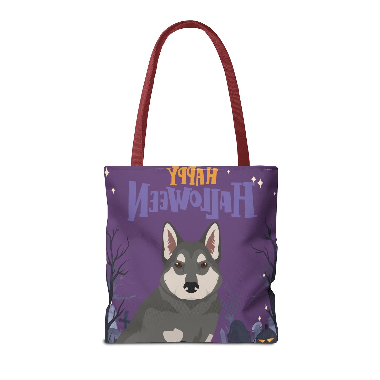 East Siberian Laika Dog Happy Halloween Tote Bag 16x16