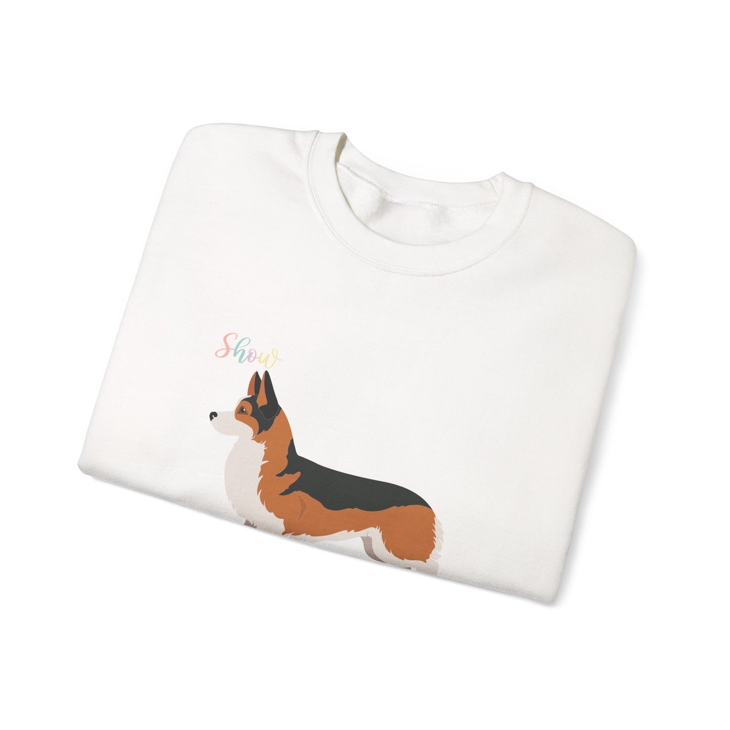 Pembroke Welsh Corgi Dog Unisex Heavy Blend Crewneck Sweatshirt