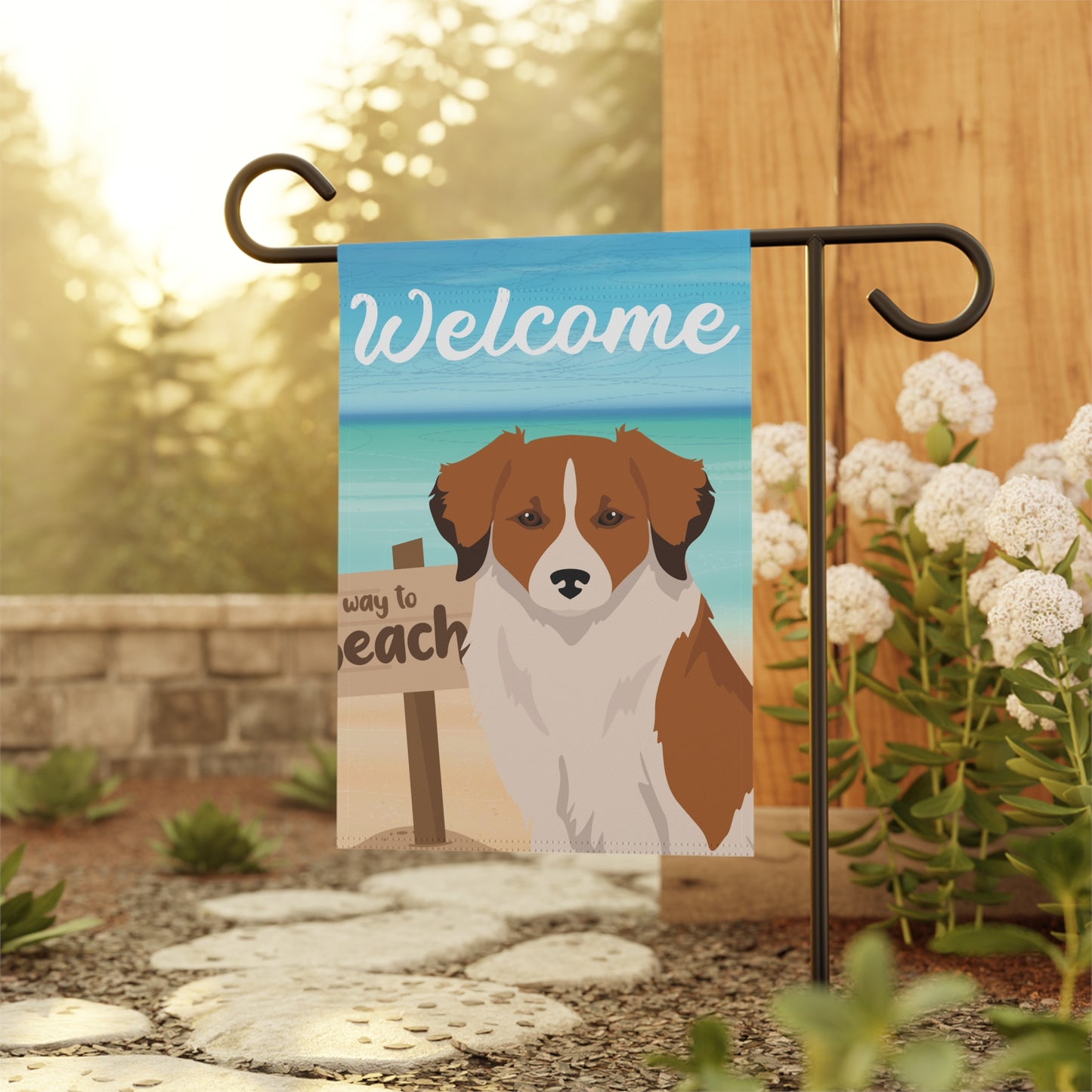 Kromfohrland Dog Garden Flag