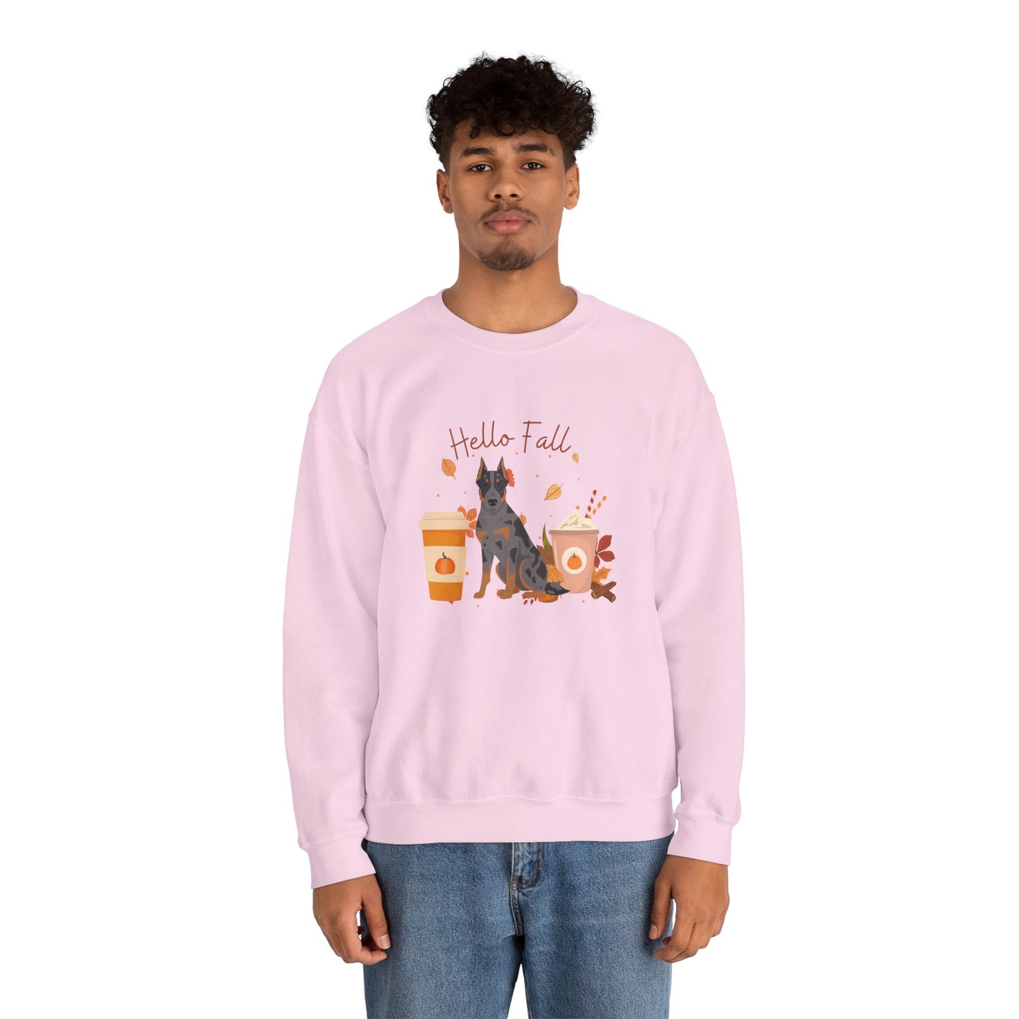 Beauceron Dog Fall Halloween Unisex Heavy Blend Crewneck Sweatshirt