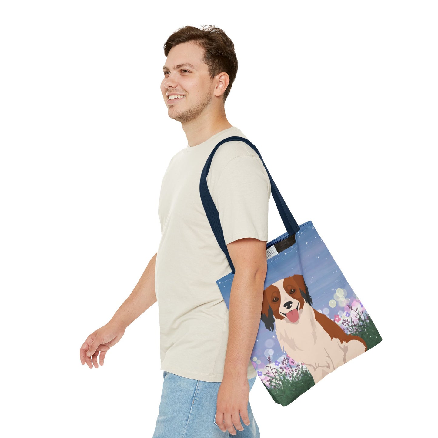 Kooikerhondje Dog Tote Bag 16x16