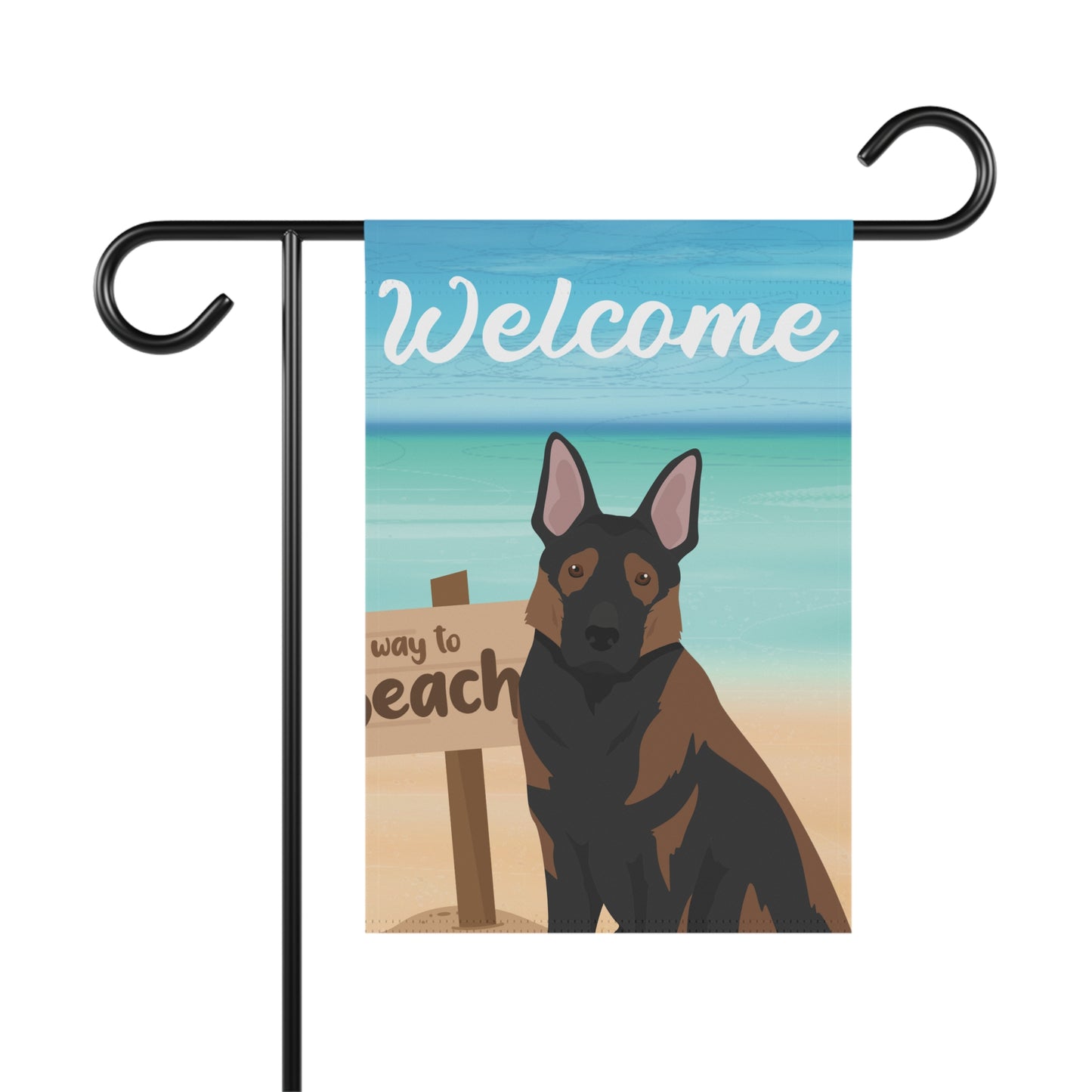 German Shepherd Dog Garden Flag