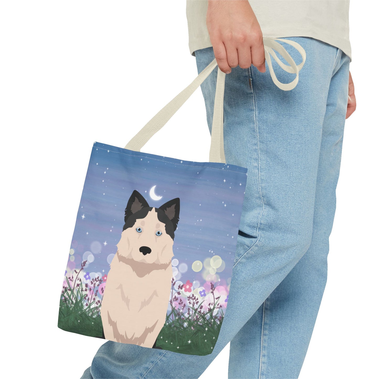 Yakutian Laika Dog Tote Bag 13x13