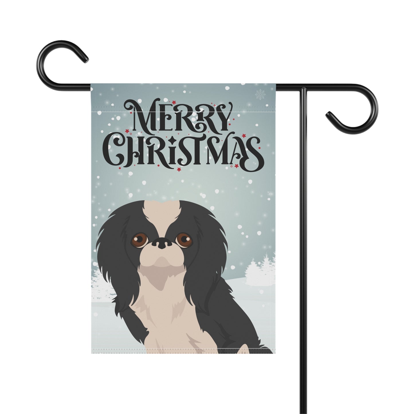 Japanese Chin Dog Garden Flag