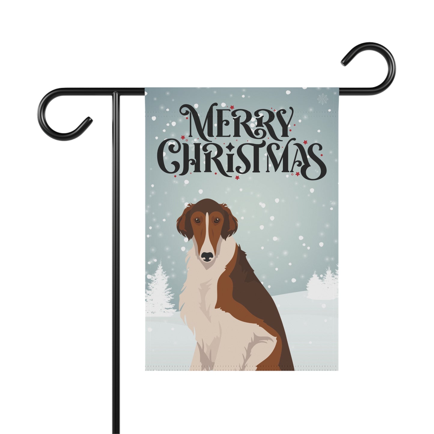 Borzoi Dog Garden Flag