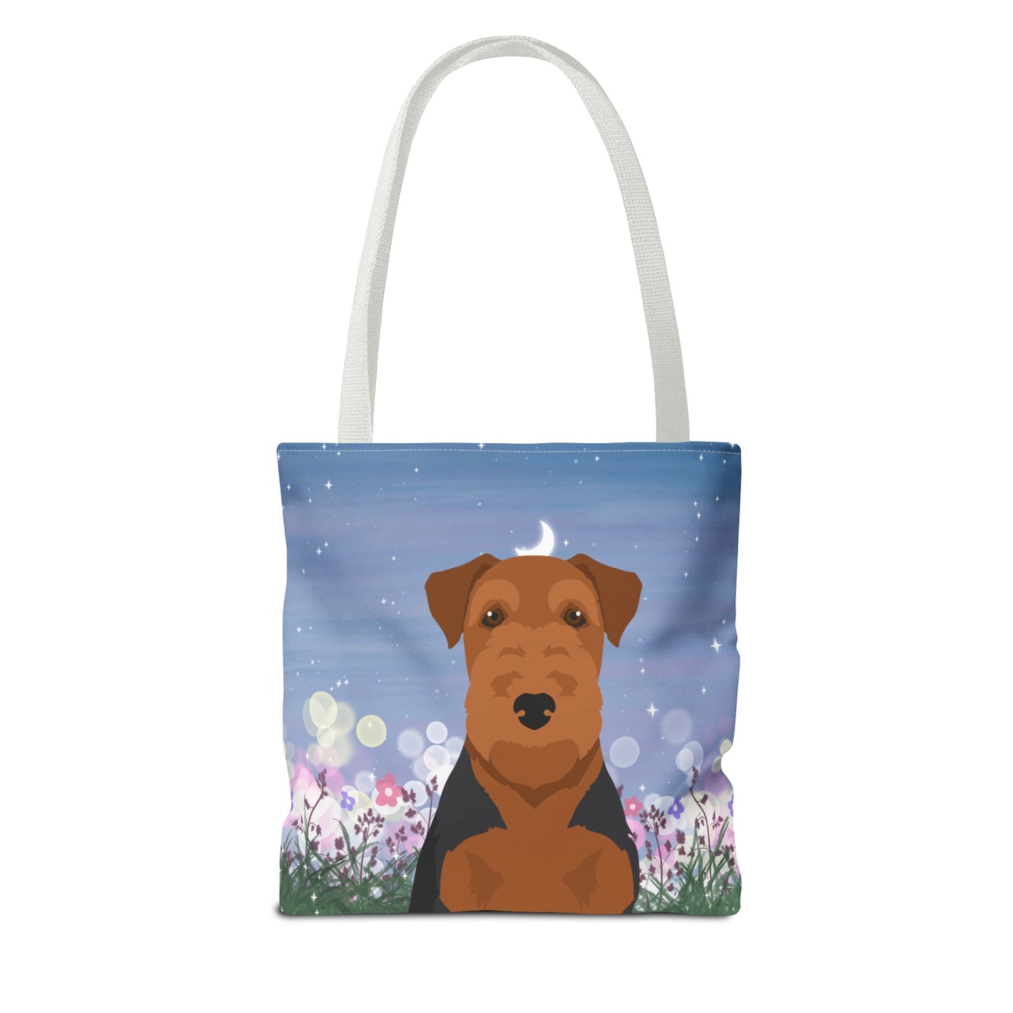 Welsh Terrier Dog Tote Bag 13x13