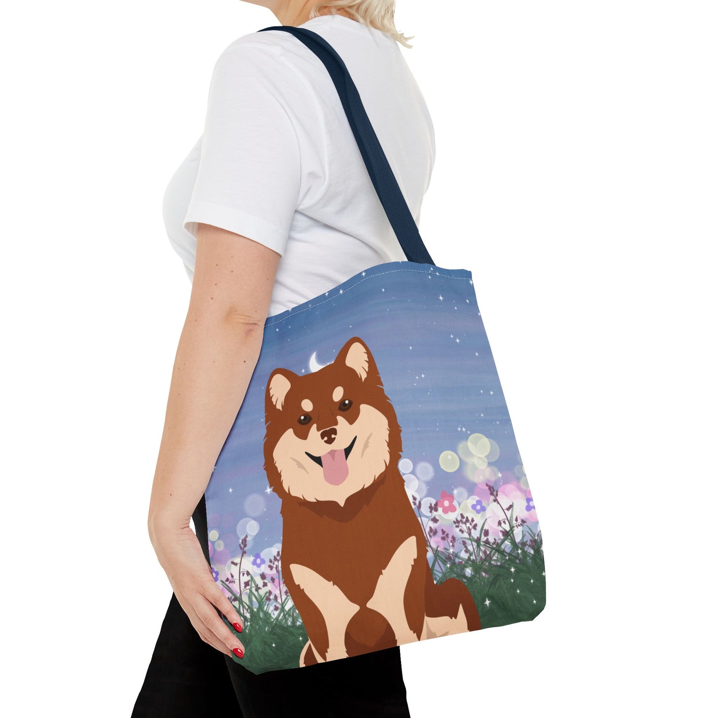 Finnish Lapphund Dog Tote Bag 16x16