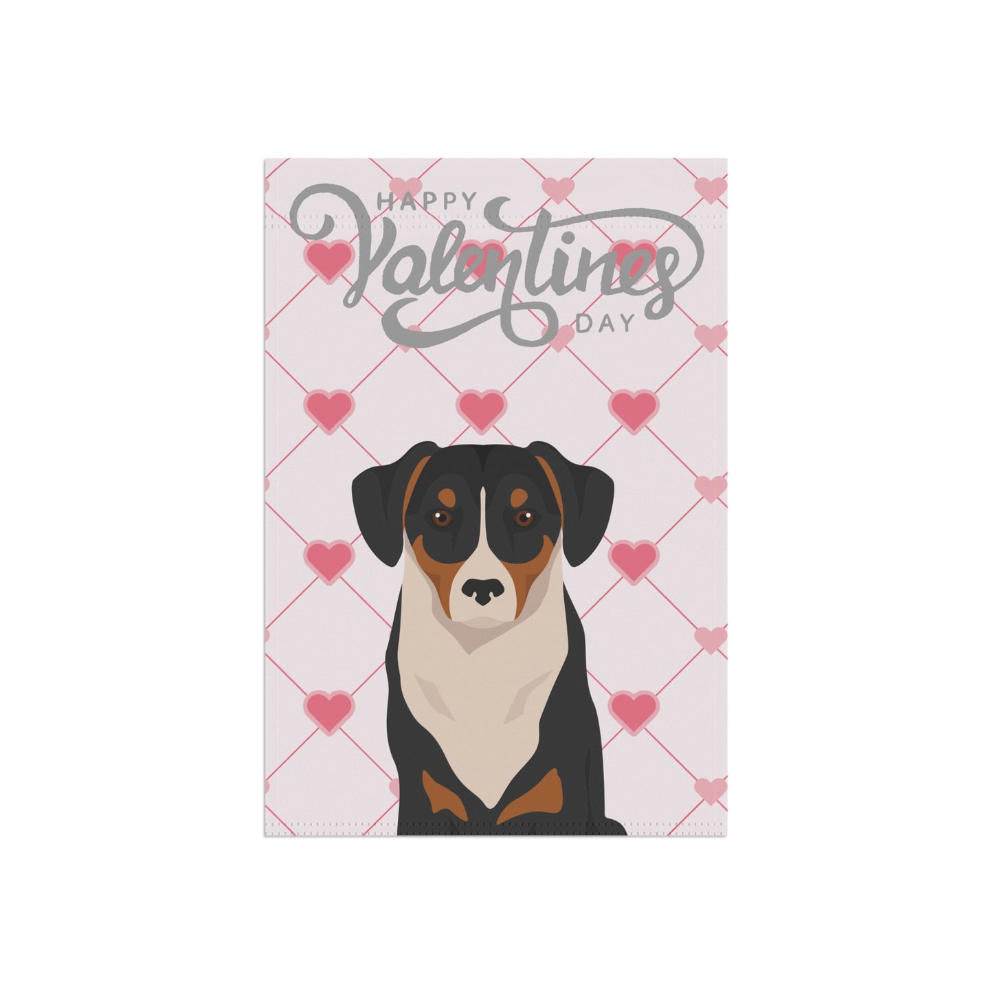Austrian Pinscher Dog Valentine's Day Garden Flag