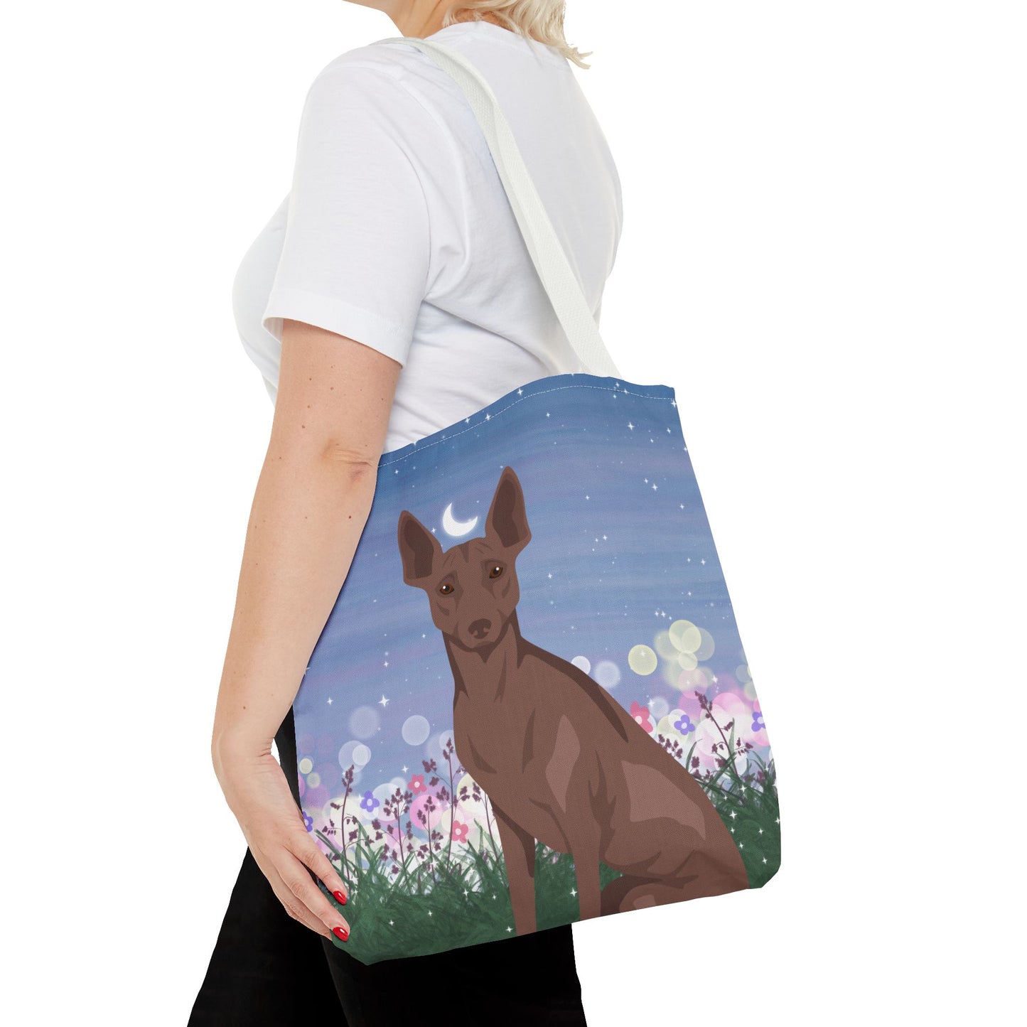 Peruvian Inca orchid Dog Tote Bag 16x16