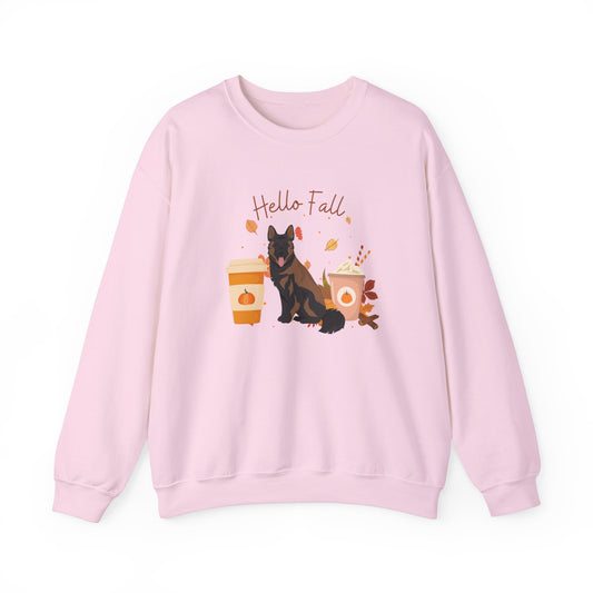 German Shepherd Dog Fall Halloween Unisex Heavy Blend Crewneck Sweatshirt