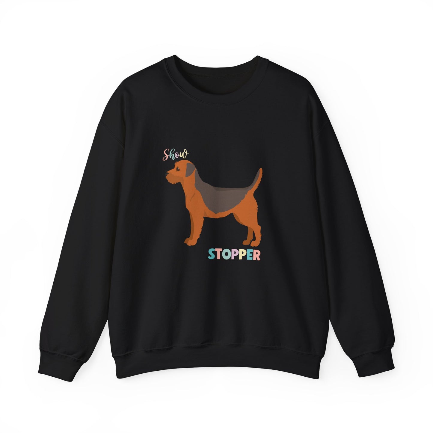 Border Terrier Dog Unisex Heavy Blend Crewneck Sweatshirt