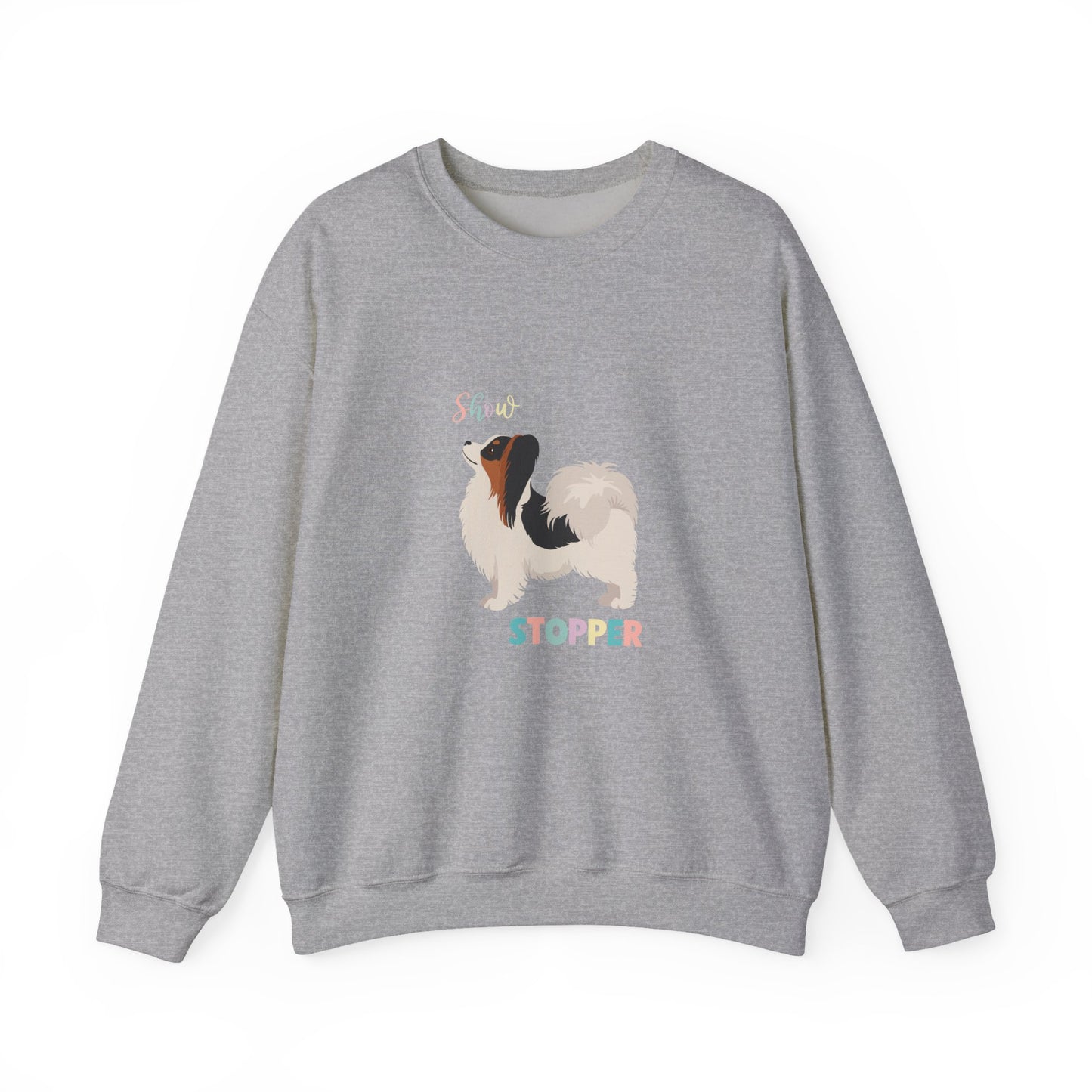Papillon Dog Unisex Heavy Blend Crewneck Sweatshirt